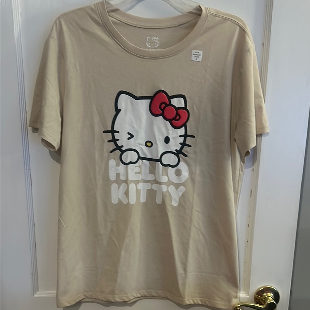 Hello Kitty Beige Short Sleeve Tee